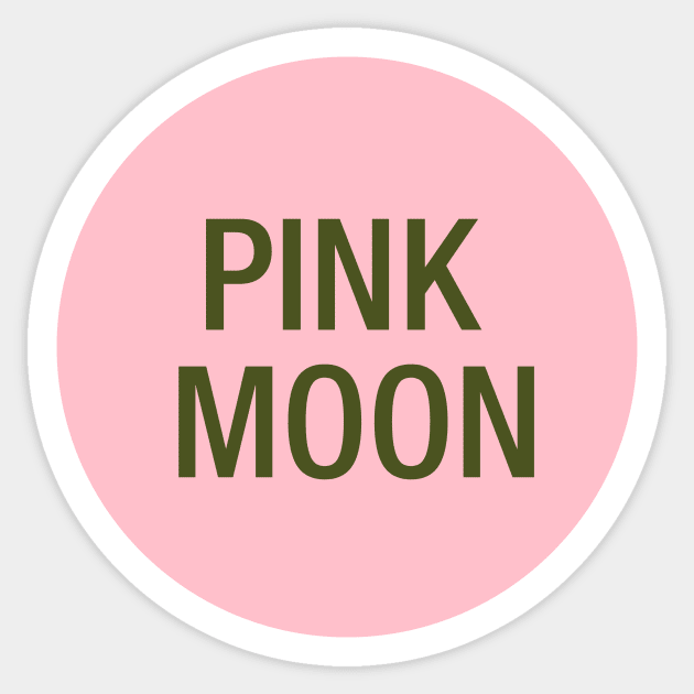 Pink Moon Sticker by Perezzzoso